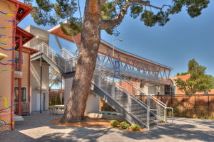 Oakwood School Pedestrian Bridge photo